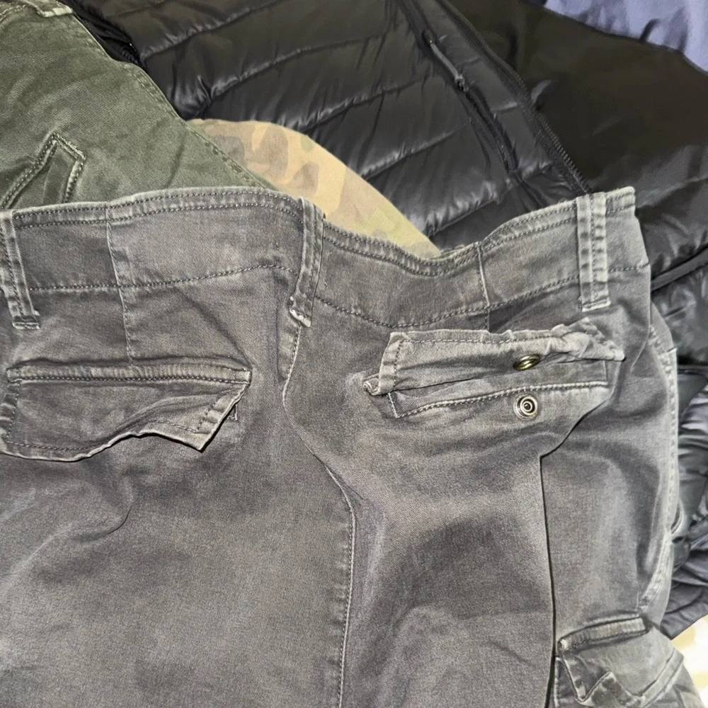 Old Navy I Men's I Cargo I Utility Style I Stone-washed I Black-charcoal